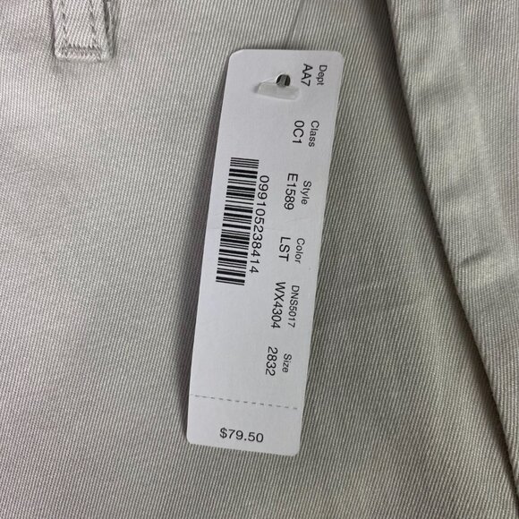 NWT J.CREW 484 Slim Stretch Pants Chino Men's 28 x 32 Measures 30 x 32 Beige - Picture 7 of 14